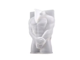 Molde silicona torso hombre